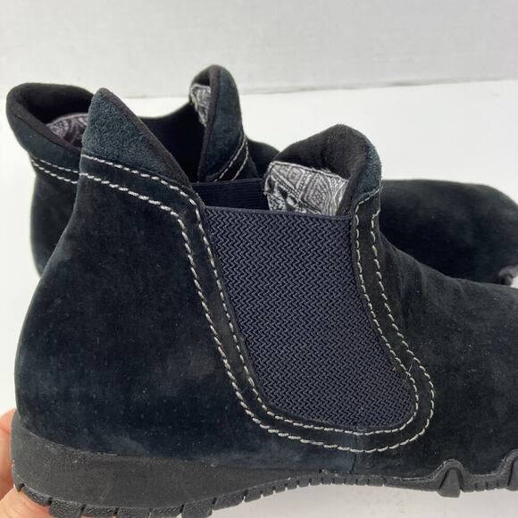 Skechers Relaxed Fit Bikers Londoner Women's Ankle Boots Black Suede Sz 8.5 - Picture 5 of 12